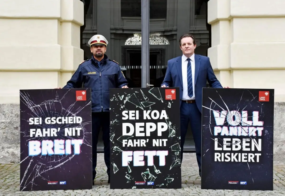 Start für neue Sicherheits-Kampagne auf Tirols Straßen