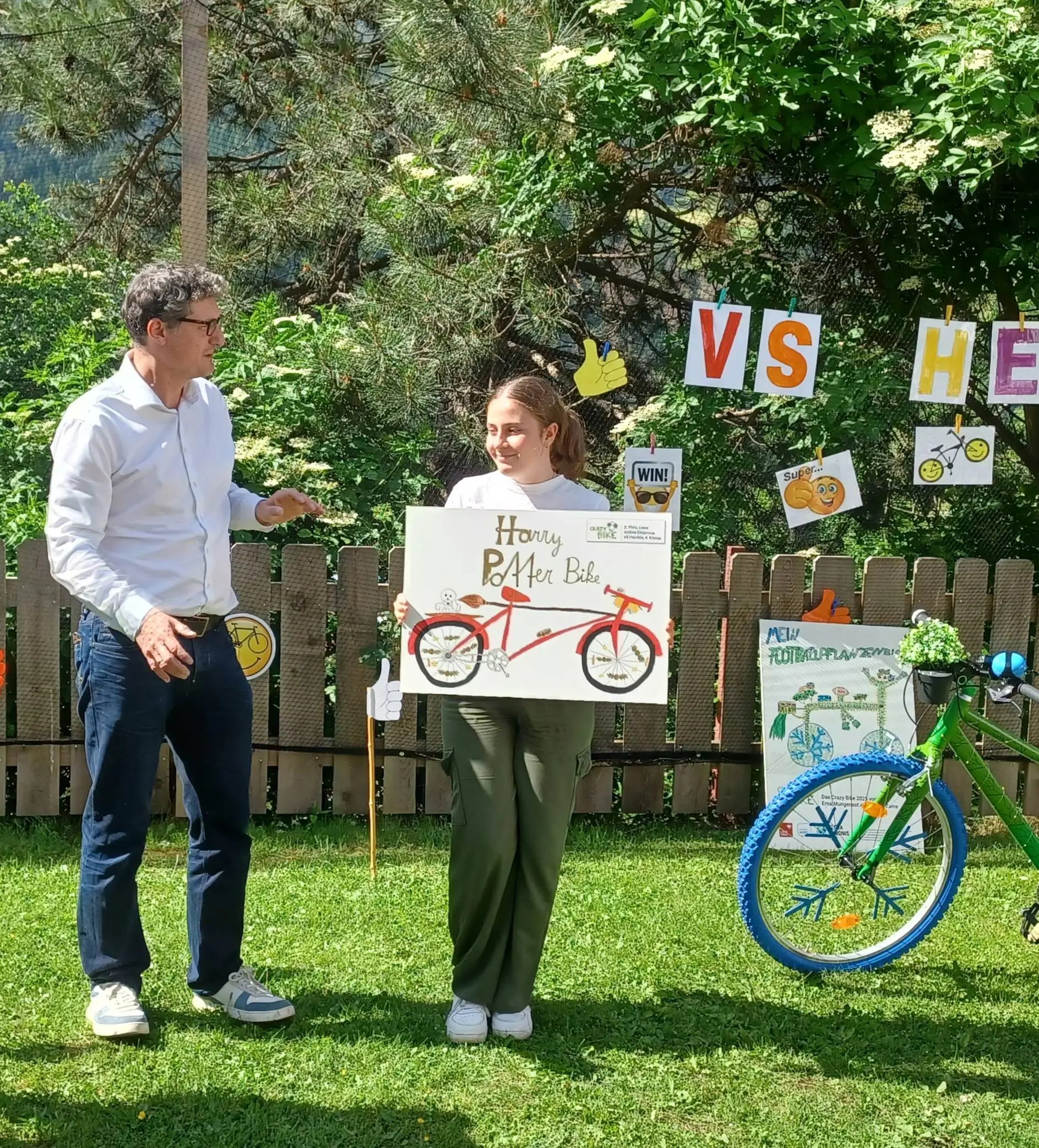 Das "Harry Potter Bike" bescherte Andrea Stojanova den 2. Platz