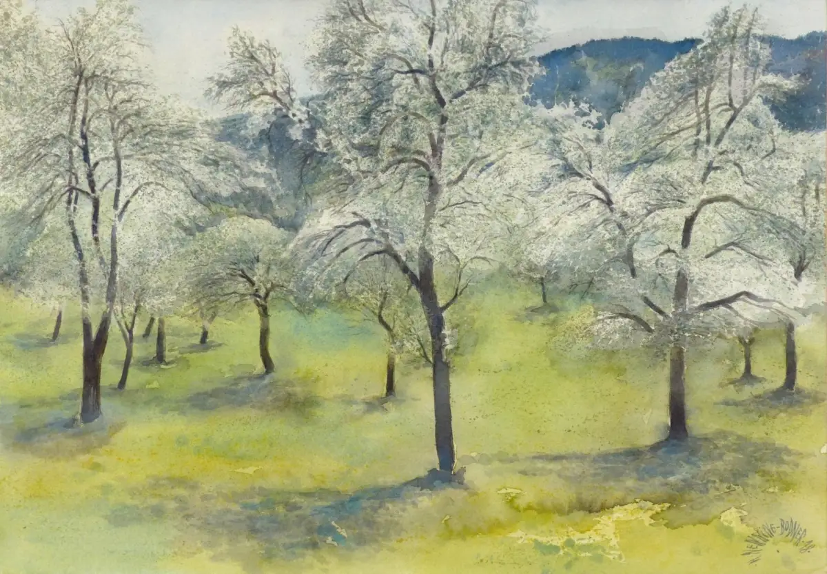 Streuobstwiesen als Inspiration für Kunst 