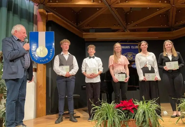 Kiwanis-Förderpreise für junge Musiktalente