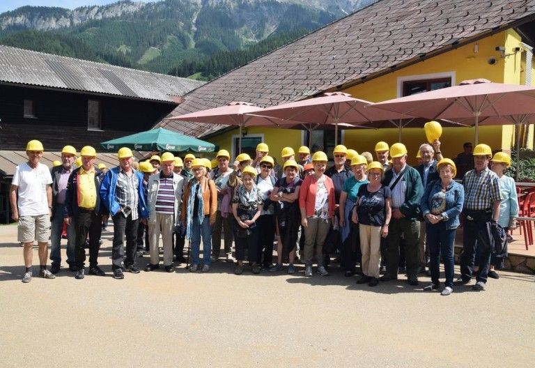 Pensionisten erkunden den Erzberg