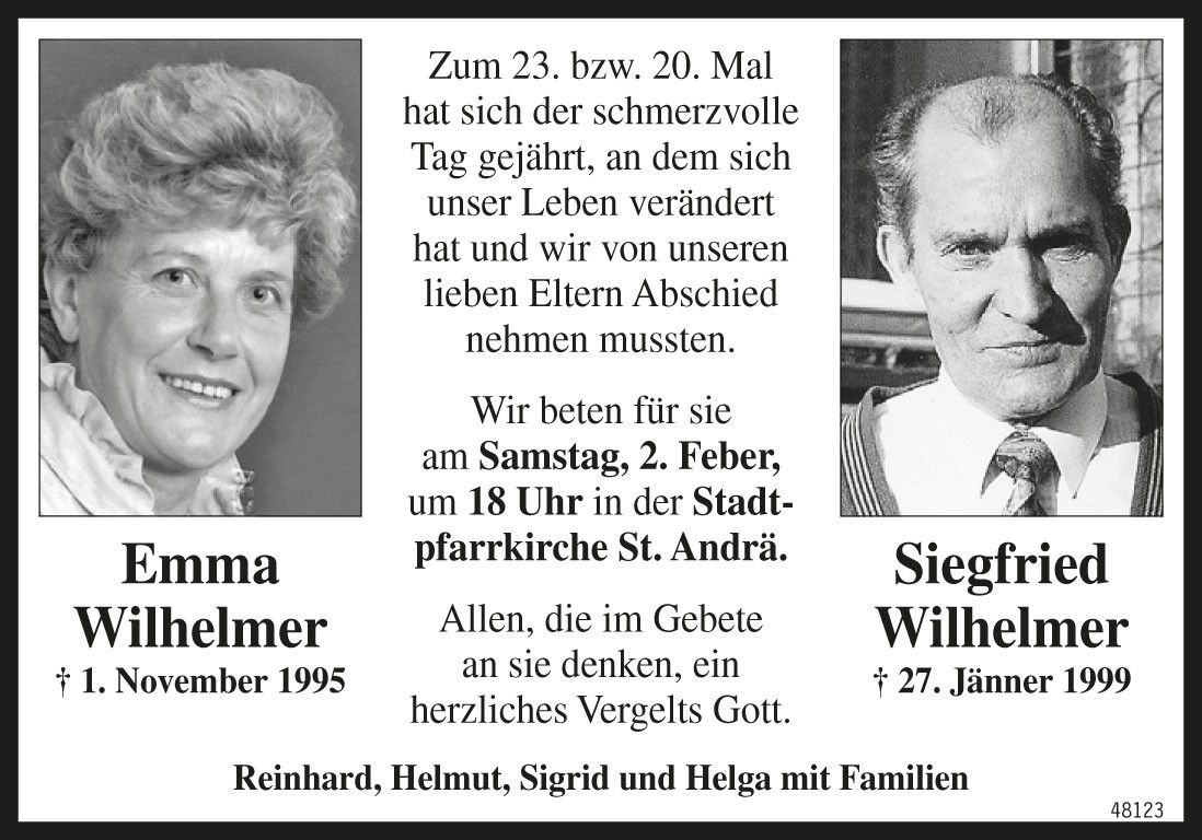 Emma und Siegrid Wilhelmer