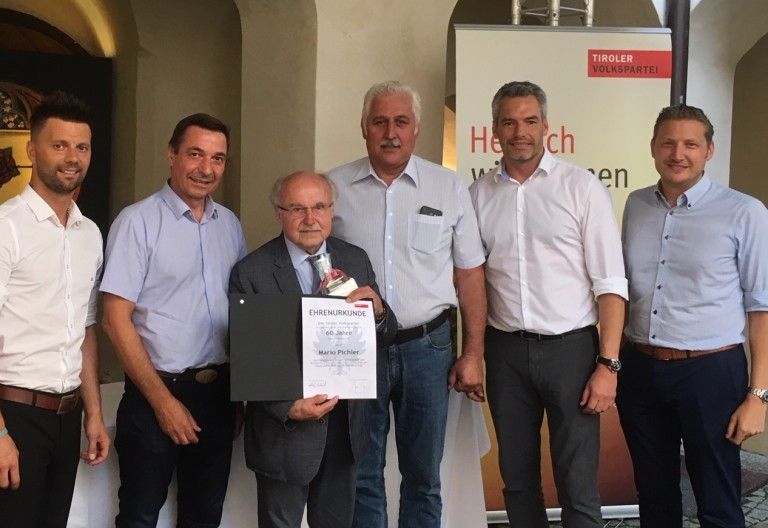 &Ouml;VP ehrt langj&auml;hrige Mitglieder in Lienz