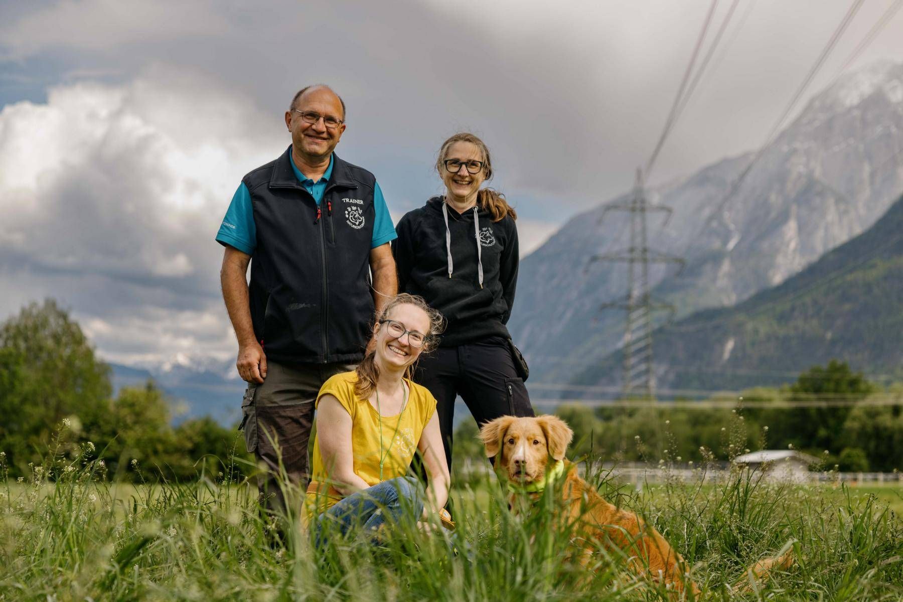 Leopold Slotta-Bachmayr, Christina Wolf-Petre, Theresa Walter und Jori. Foto: Sedrick Kollerics
