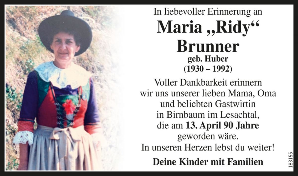 Maria Brunner