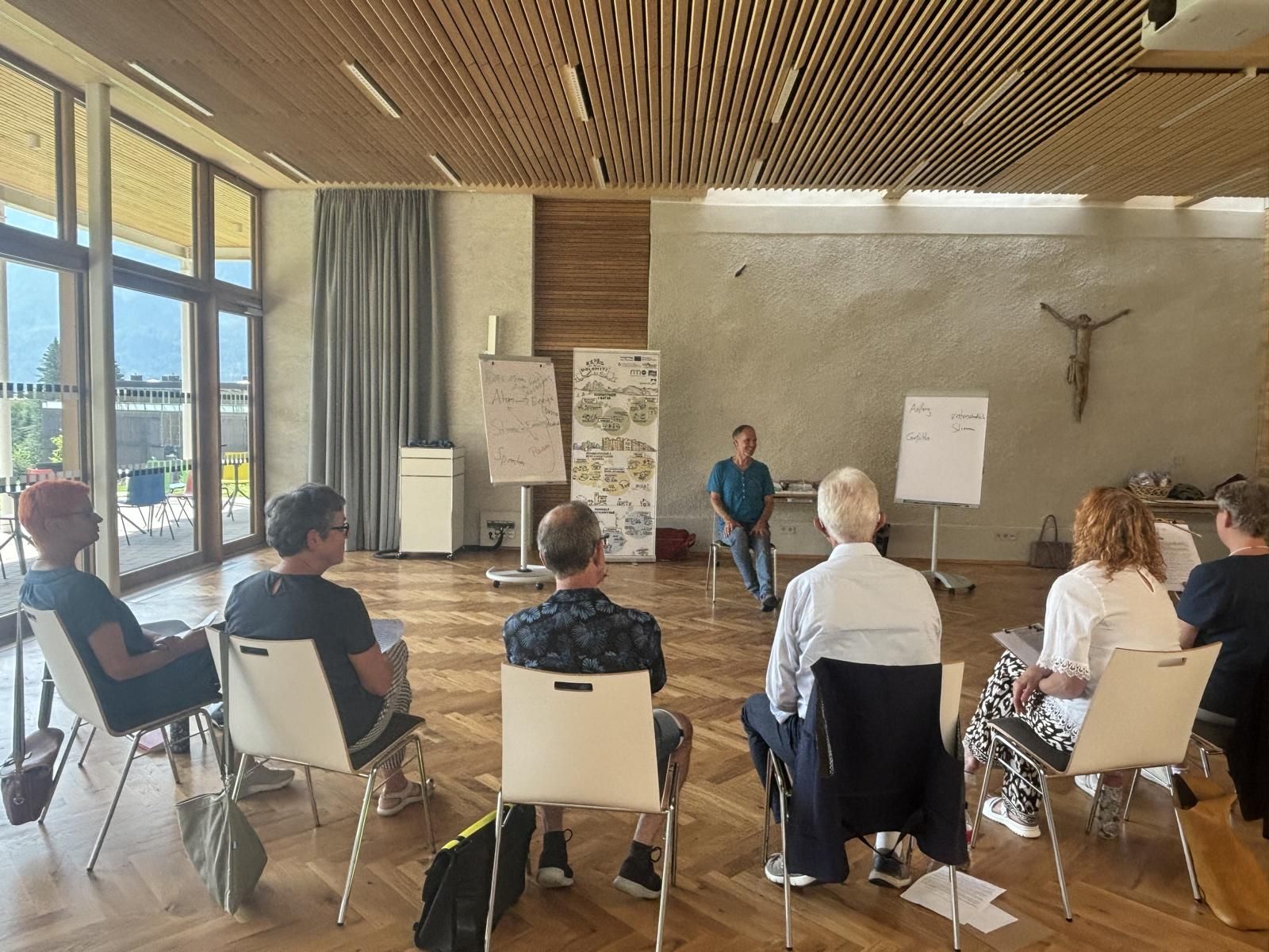 Workshop h&ouml;rbar und sichtbar werden mit Thomas Lackner Foto: RegionsManagement Osttirol
