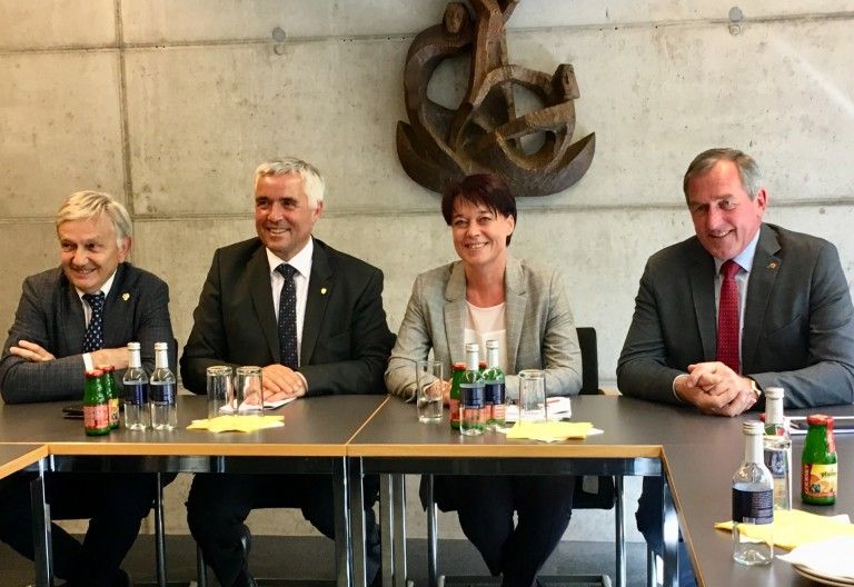 Treffen der Euregio-Landtagspr&auml;sidentInnen in Lienz