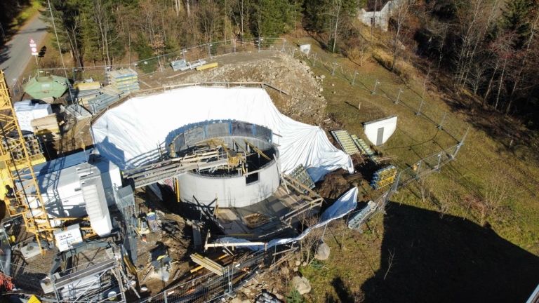 Thurn: Zweiter Hochbeh&auml;lter bald fertiggestellt