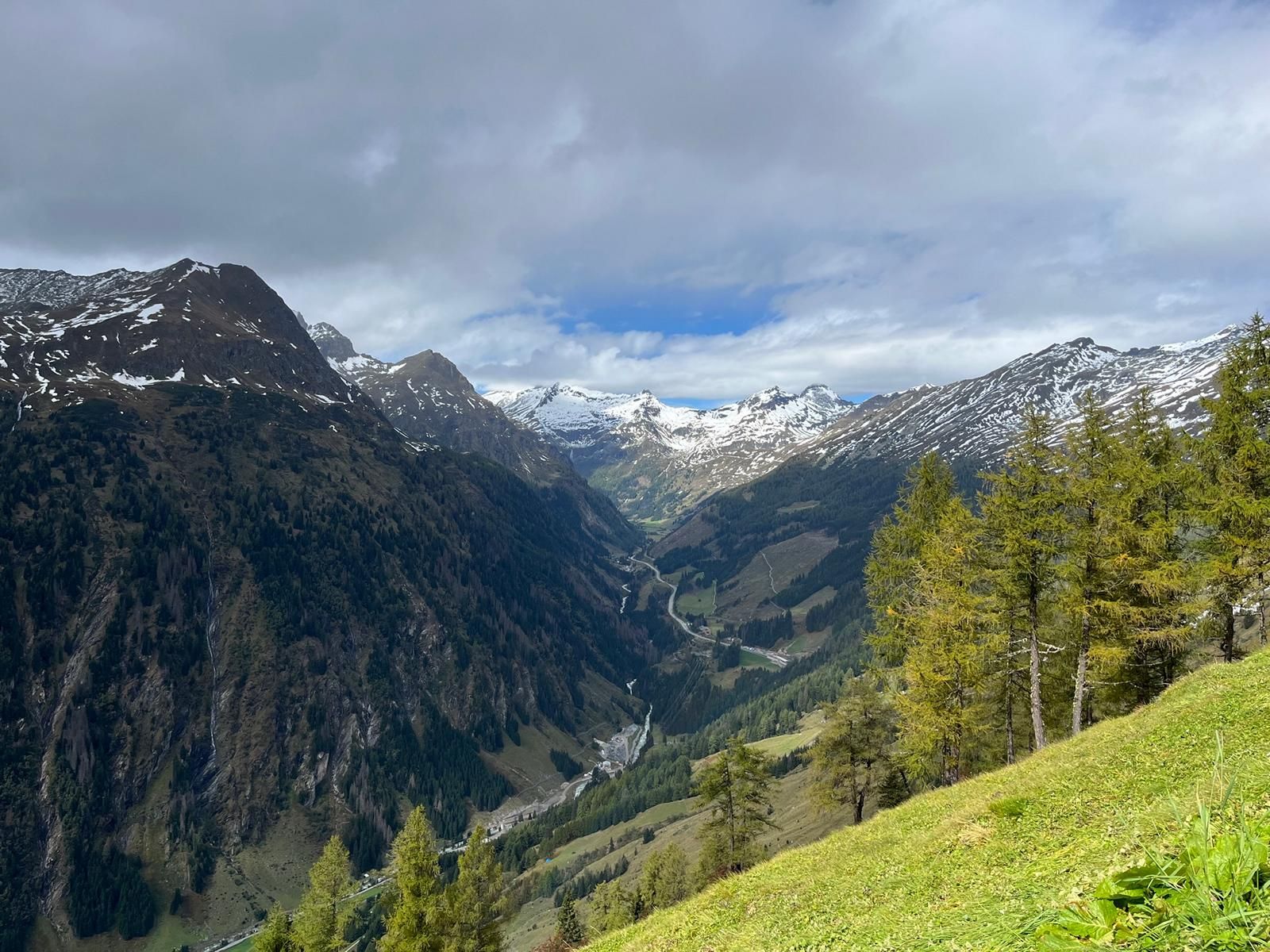 Blick von der Alm ins Tauerntal. Foto: Brugger
