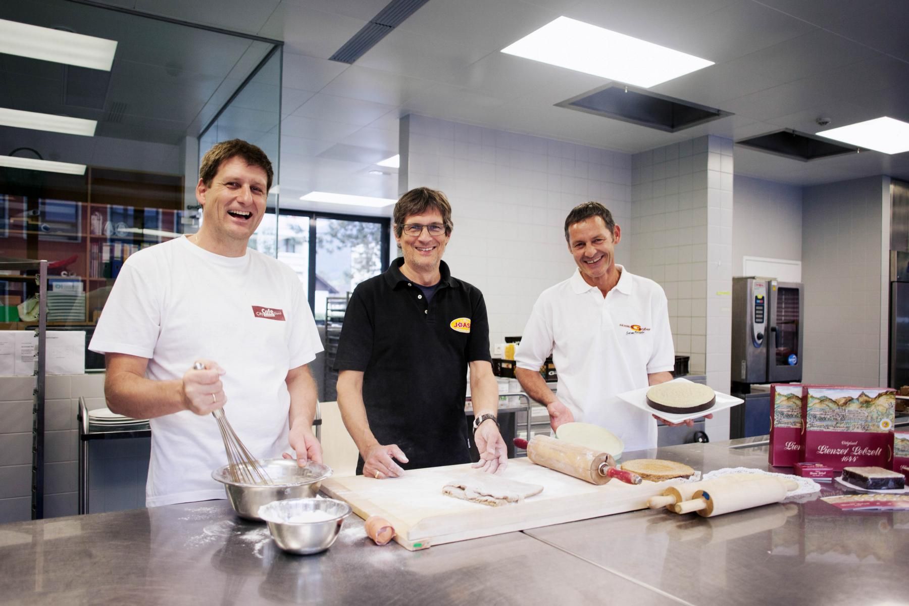 v.l.: Peter Lusser (Konditorei Glanzl), Ernst Joast (B&auml;ckerei Joast) und Werner Gruber (B&auml;ckerei Gruber)