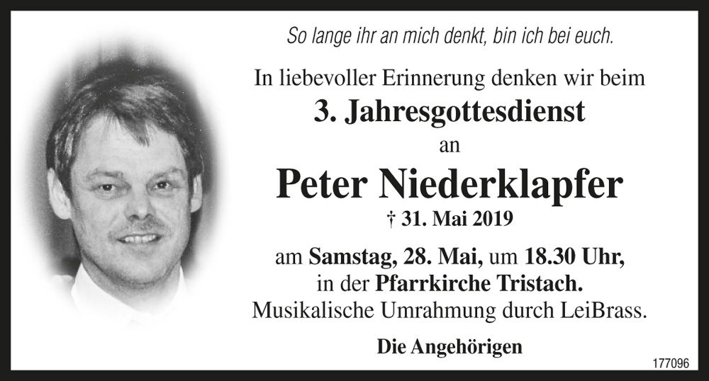Peter Niederklapfer