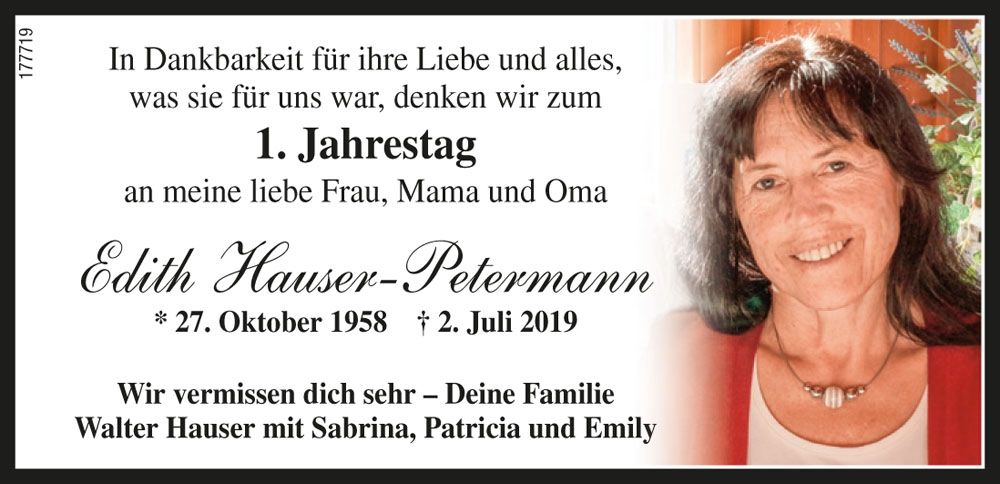 Edith Hauser-Petermann