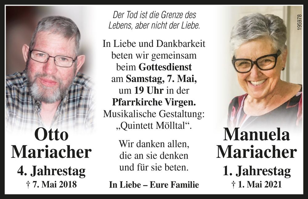 Otto + Manuela Mariacher