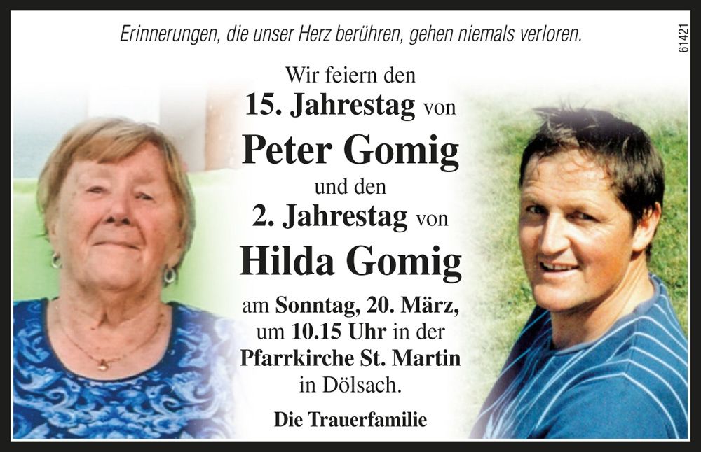 Peter und Hilda Gomig