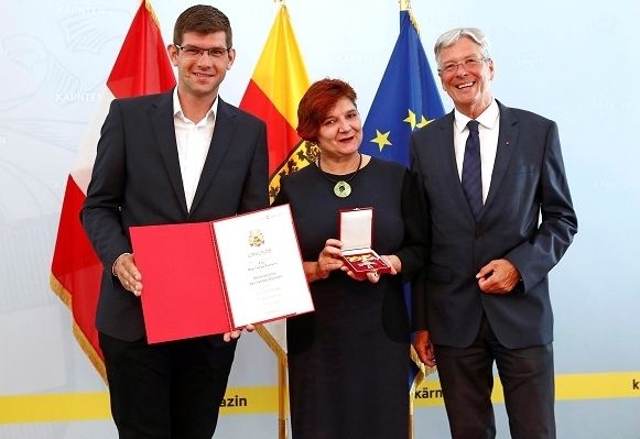 Ehrenzeichen f&uuml;r &bdquo;Via Iulia Augusta&ldquo;-Intendantin 