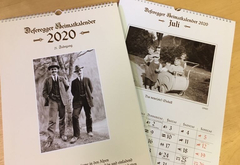 Ins Neue Jahr mit dem Deferegger Heimatkalender