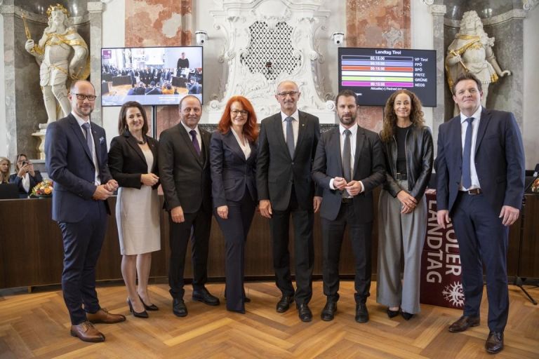 So schaut das neue Tiroler Regierungsteam aus