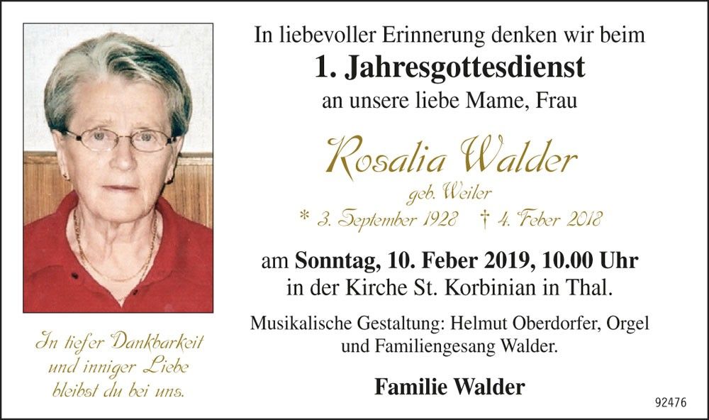 Rosalia Walder