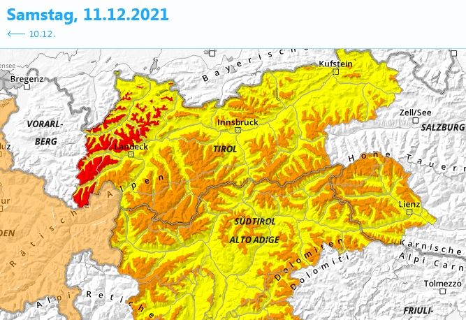 Erhebliche Lawinengefahr am Wochenende