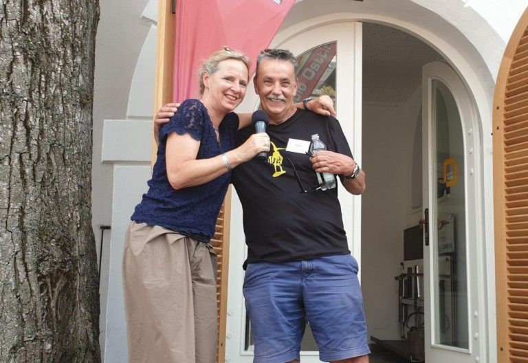 Organisator Hans Mutschlechner im Backstage Radio