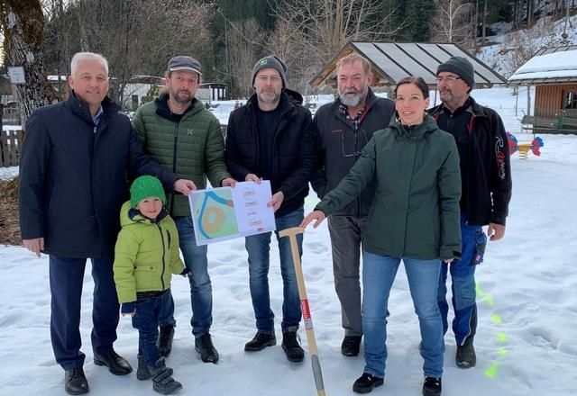 Spatenstich f&uuml;r den Motorikpark 