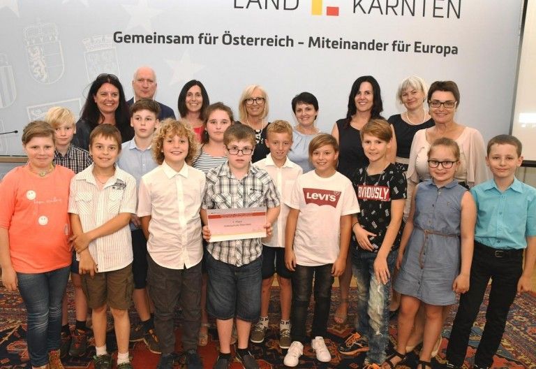 Volksschule Steinfeld ist Sieger beim 1. K&auml;rntner Inklusionswettbewerb