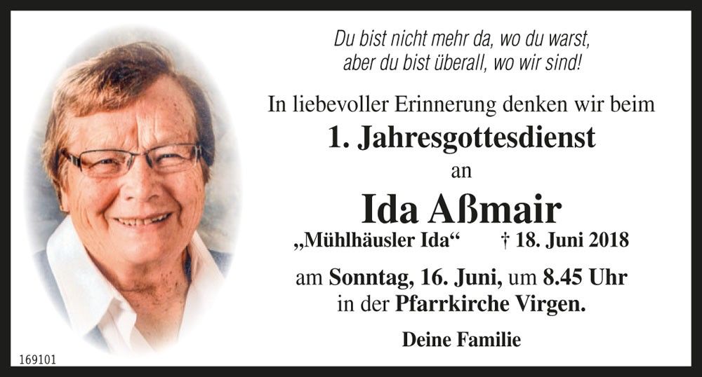 Ida A&szlig;mair