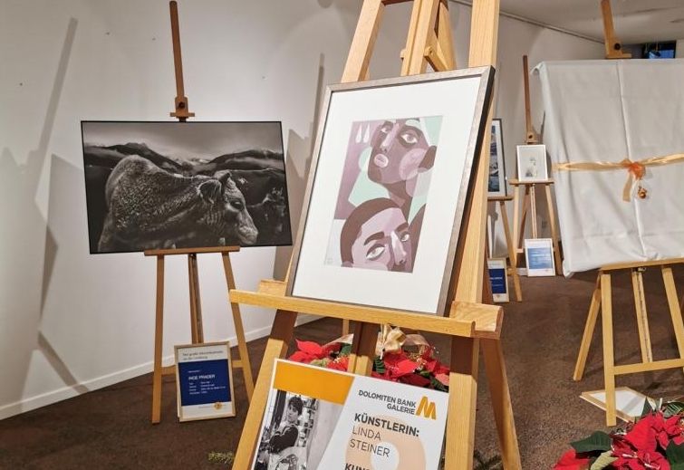 Liebburg-Adventkalender: Originale in Dolomitenbank Galerie