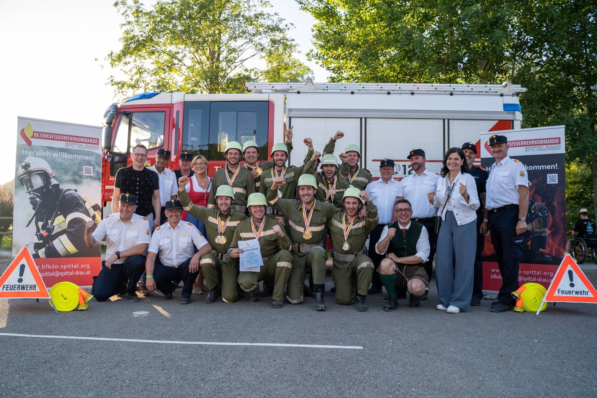 Die Sieger der jeweiligen Kategorien treten dieses Wochenende beim Landesbewerb an. Foto: Foto: BFKDO Spittal Tronegger
