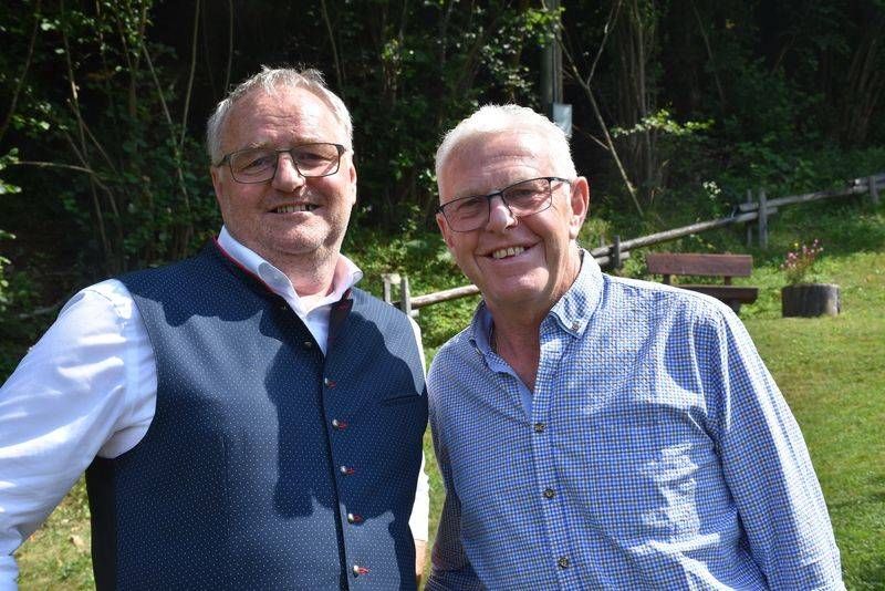 Organisator Johann Ackerer und Alfred Tiefnig.