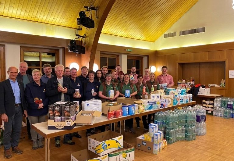 Kleblach-Lind sammelte f&uuml;r die Ukraine