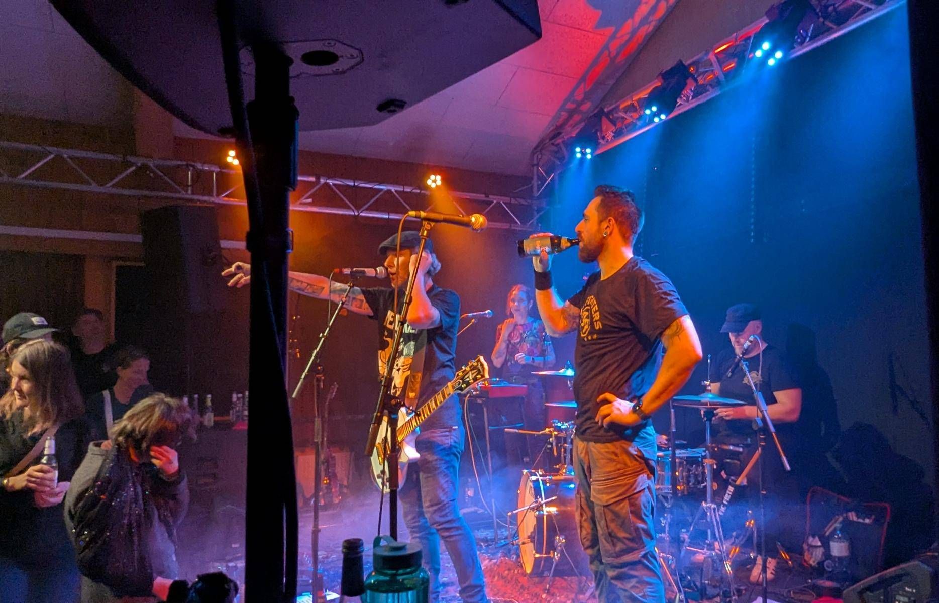 The Burning Flags Live Mukl Lienz Foto: Knorr