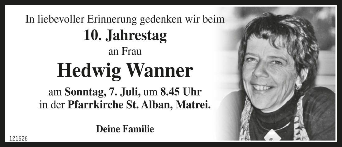 Hedwig Wanner