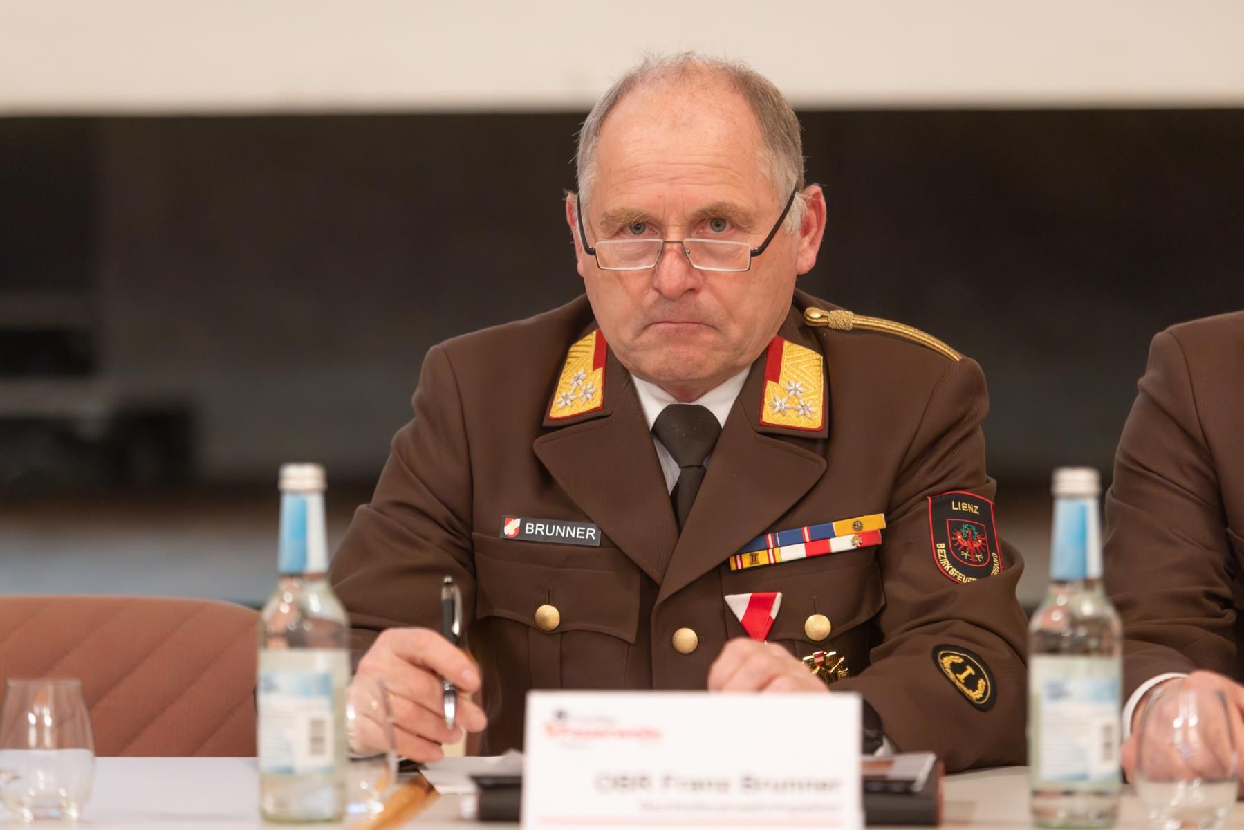 Bezirksfeuerwehrinspektor OBR Franz Brunner