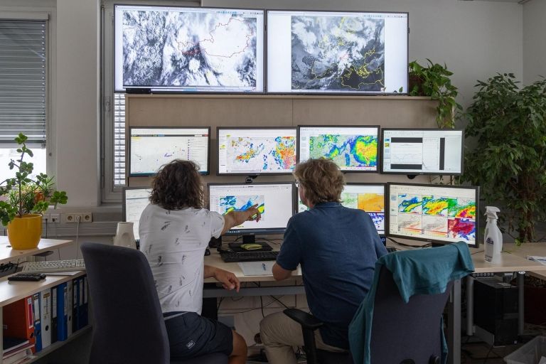 Gro&szlig;e Regenmengen und Sturm m&ouml;glich