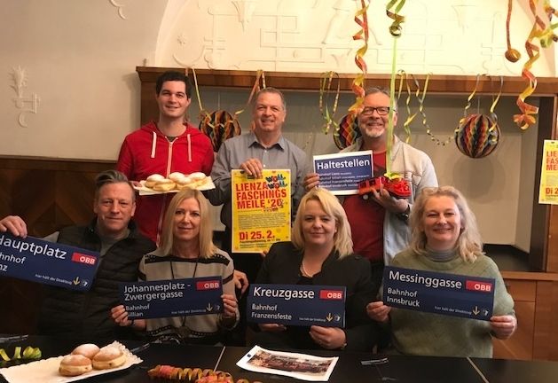 Direktzug durch die Lienza Faschingsmeile