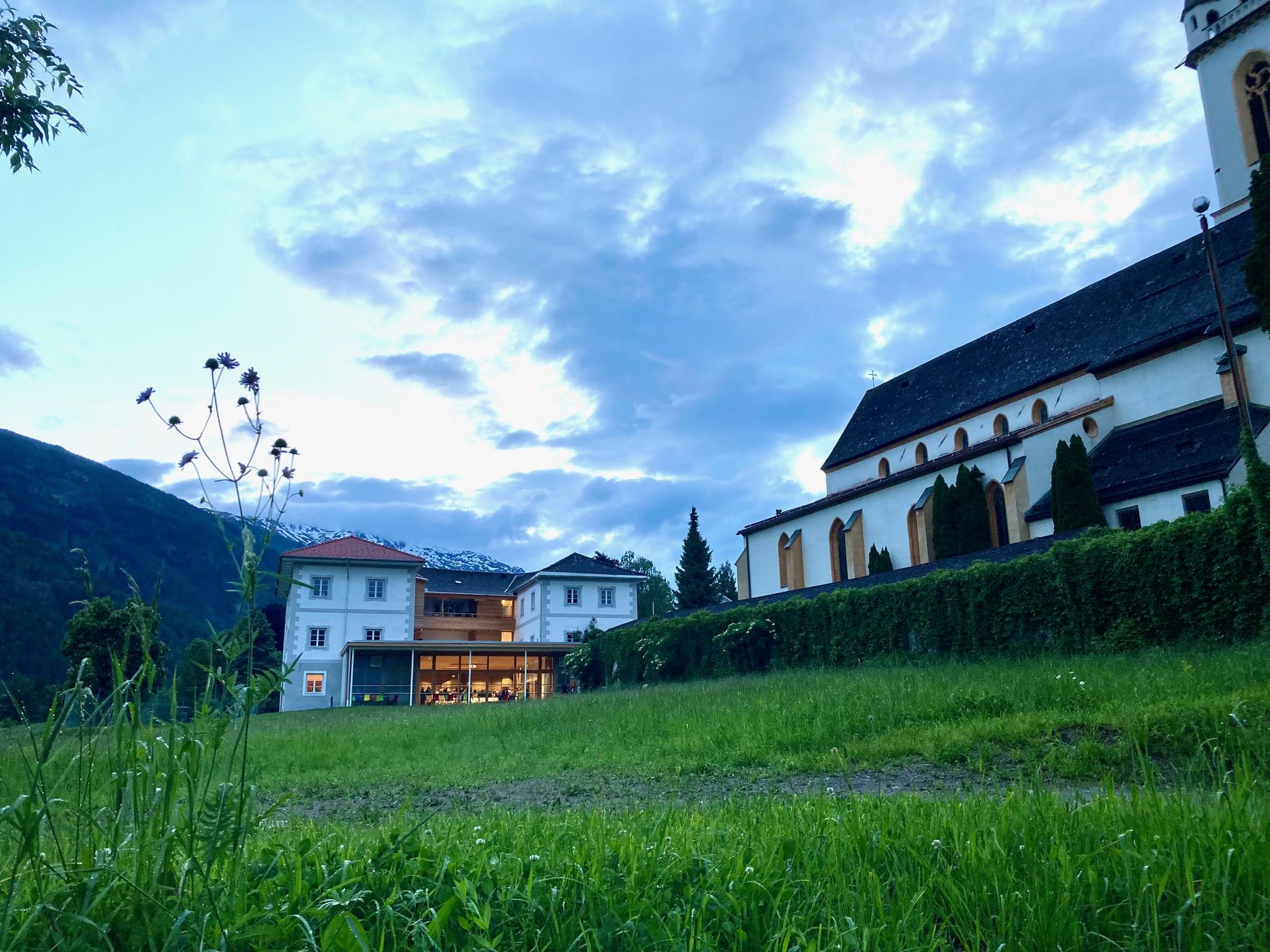 Das neue Bildungshaus verbindet Altes mit Neuem. Foto: Stangl