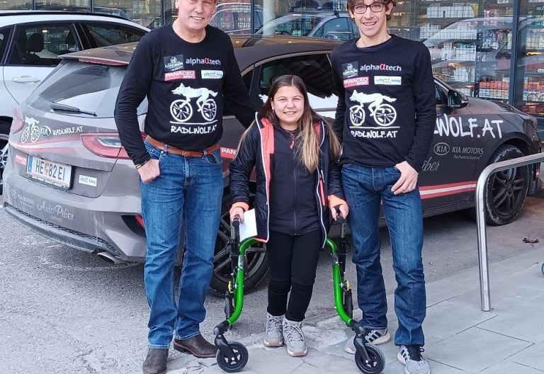 Ein Rollstuhl-Zugger&auml;t f&uuml;r Melanie