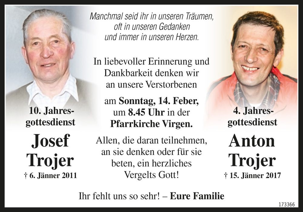 Josef und Anton Trojer