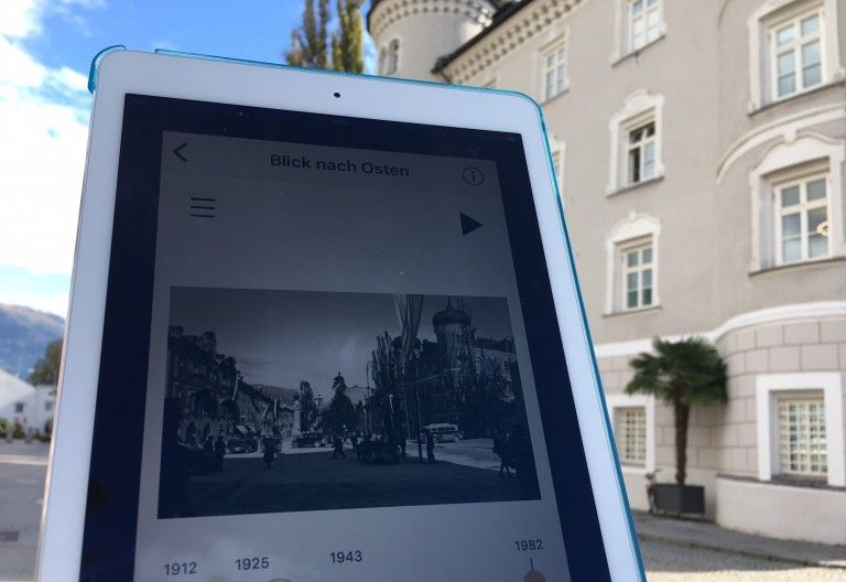 Mit Zeitreise-App den Hauptplatz erkunden