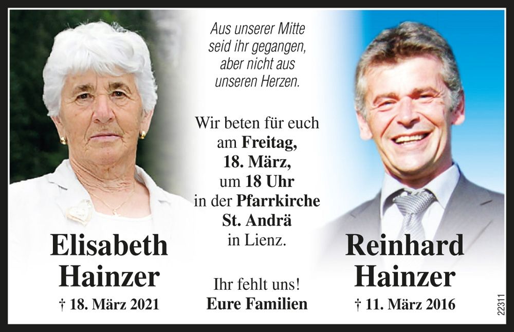 Elisabeth und Reinhard Hainzer