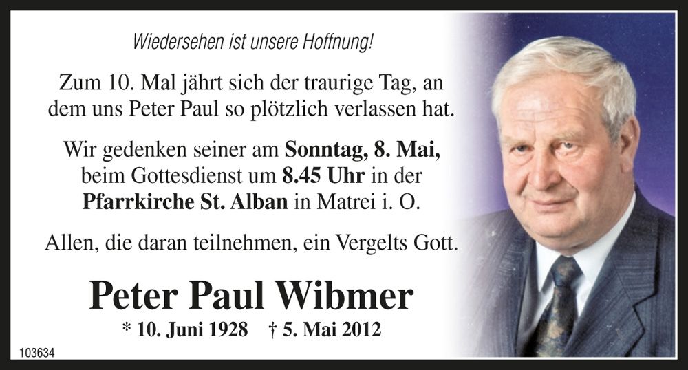 Peter Paul Wibmer