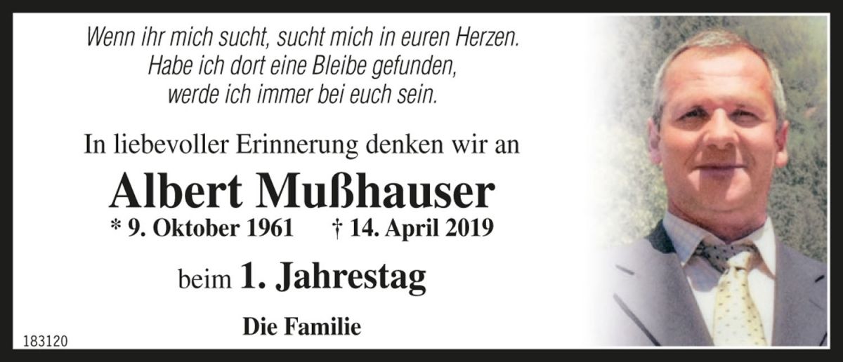 Albert Mu&szlig;hauser