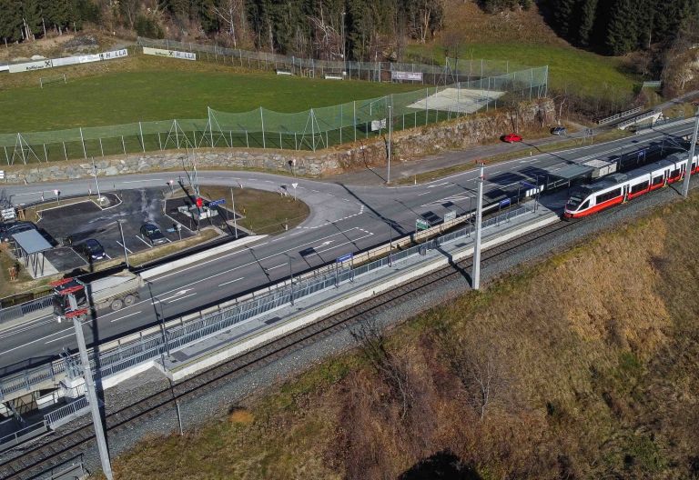 Neue &Ouml;BB-Haltestelle in Abfaltersbach fertiggestellt