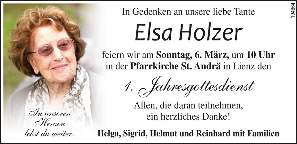 Elsa Holzer
