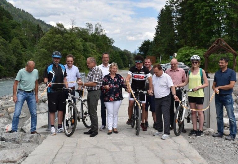 Offizielle Freigabe der neuen &bdquo;Oselitzenquerung&ldquo; 