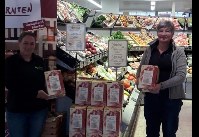 &bdquo;Fallobst retten&ldquo; in Berg im Drautal