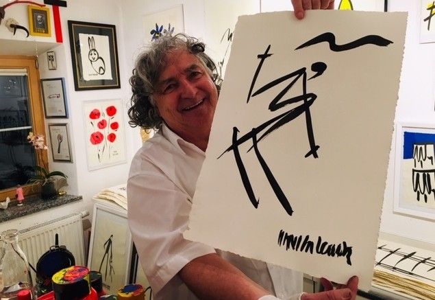 Hans Salcher pr&auml;sentiert Jahreskalender 2019