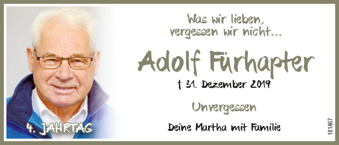 Adolf F&uuml;hrhapter