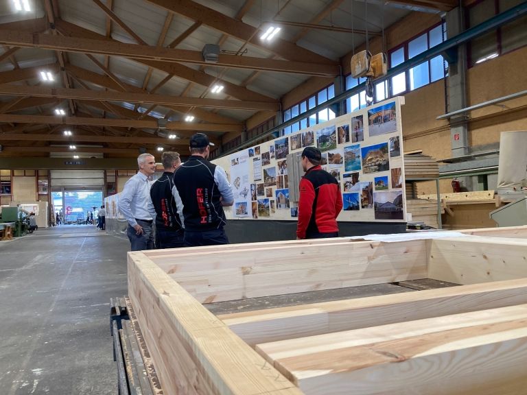 Tag der Offenen T&uuml;r bei Holzbau Hofer in Nikolsdorf